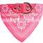 Cotton Adjustable Dog Bandana Collar Pet Bandana Beauty Necklace Pet Collar