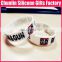 hot sale personalized ink filled silicone bracelet for promotional gift