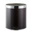 Waste Bins, Round Spray Paint Stainless Steel Trash Can with Ring - Small Metal Trash Bin Without Lid-Office,Home,Hotel-Waste Basket,Dustbin,Garbage Bin-11L