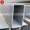 rectangular black building materials small size with thin wall thickness steel pipe