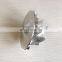 S300 Forward 169565 61.40/84.62mm 7+7 Blades Turbo Milling/alumimun 2618/Billet Compressor Wheel FOR S362/PTE6265/6265CEA
