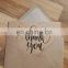 Kraft paper wedding envelopes with thank you cards