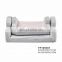 pink/grey fashion comfortable memory foam dog bed