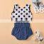 baby girl clothes 2 PCS Baby Sets Dots Vest Top + PP Short Solid Color Baby Girls Sets Children'S Sweater