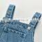 baby clothing infant baby bodysuits sleeveless denim jumpsuits baby one piece