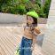 2021 New Spring baby girls colorful tops striped kids rainbow tops casual solid puff long sleeve shirt