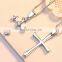 Wholesale Personalized Diamond Crystal Women silver 925 Sterling Silver Letter Initial Necklace