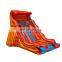 Inflatable Flammin Wave Dual Water Slide Kids Party Water Slides With Pool