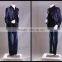 Upper Body Man Model Polyurethane Foam adjustable men mannequin wholesale with base M0017-M01arm