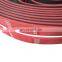 Black rubber Flat timing Belt Coated With Red Rubber