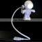 2020 Portable USB Novelty Night Light Flexible Deco LED Light Gooseneck Astronaut Lamp Connect With Laptop Power Bank Plug