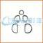 China supplier fashion style d ring metal d ring bag d ring
