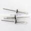 Silver or black aluminium Peel type pop blind rivets