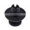 100Pcs Car 8mm Hole Plastic Rivets Fastener Push Clip Black Door Trim Panel Retainer Fastener Clips for Toyota Hond