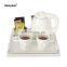 hotel products electric 1.2l kettle with welcome tray set for guest room