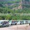 cheap smooth shape customizable China Made 18 seater gasoline car