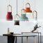 Nordic Macaron Teapot Creative Modern Minimalist Pendant Lamp Wooden Ring Bar Restaurant Chandelier