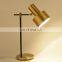 Modern Popular House Lighting Desk Lamp Gold Metal Table Lamp for Decoration