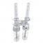 Hot Sale MKR-OF07 medical oxygen flowmeter double tube with adapter