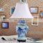 antique ceramic table lamp for hotel made in jingdezhen
