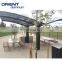 Aluminium frame car parking shed pc solid sheet canopy carport for Garden In Shandong Manufacture Price