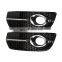 RSQ5 fog grill for Audi Q5 SQ5 ABS glossy black car fog honeycomb mesh grille 2009 2010 2011 2012 2013
