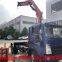 Good price SINO TRUK HOWO 2T telescopic crane boom mounted on cargo truck for sale