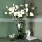 Nordic abstract face vase ins wine cabinet dining table transparent glass vases for home decor craft decoration