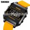 Hot selling PU band square dial digital watch Skmei 1848 new design 30meter waterproof men wristwatch