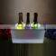 glowing ice bucket champagne ice bucket luminous PE plastic furniture led lighted ice bucket