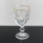 Wholesale Wedding Embossed Glass Cup Red Wine Glass Juice Beverage Glass Goblet