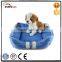 decorative footprint plain polar fleece pet bed