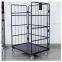 Customizable Wire Mesh Rolling Cage Trolley With Shelves for Flexible Storage