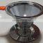 Stainless Steel Coffee Maker Filter/Cone and Holder