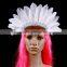 indian feather headdress/ feather headpiece carnival