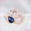 2015 popular crystal animal swan brooch double white swan lovely brooch
