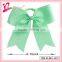 China supply wholesale 6 inch large ribbon bow hair pony holder with elastic band (XH11-8071)