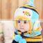 Wholesale Fashion Korea Striped Knitting Baby Winter Hat Scarf Set Beanie