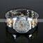 Fancy Fashion Gold Luxury Dress Watches Men Luxury Watch Automatic Stainless Steel WM438