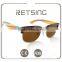 China Custom design bamboo skateboard wood sunglasses