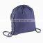 plain drawstring backpack with side zipper, cool backpack