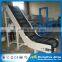 DJ type large slope angle belt conveyor with different size