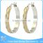 ZS17241 stainless steel fashion jewelry engraved gold traditional big indian earrings