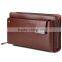 Big size design your own wallet genuine leather phone card hand wallet