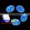 16mm colorful blue AB hot-sale sew on stone resin all star