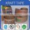 China logo printed reinforced brown kraft paper roll