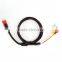 Red&Black nylon braided 1.5m/5ft m/m HDMI to 3RCA converter line with high data transfer speed