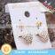 Yiwu Factory Promotional Western Style Zircon Crystal Earring Jewelry