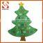 SJ-6859 Custom Felt Christmas Advent Calendar,Handmade tree shape hangging Calendar