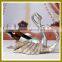 2016 New design gold gooses ceramic wine bottle holder for home decor